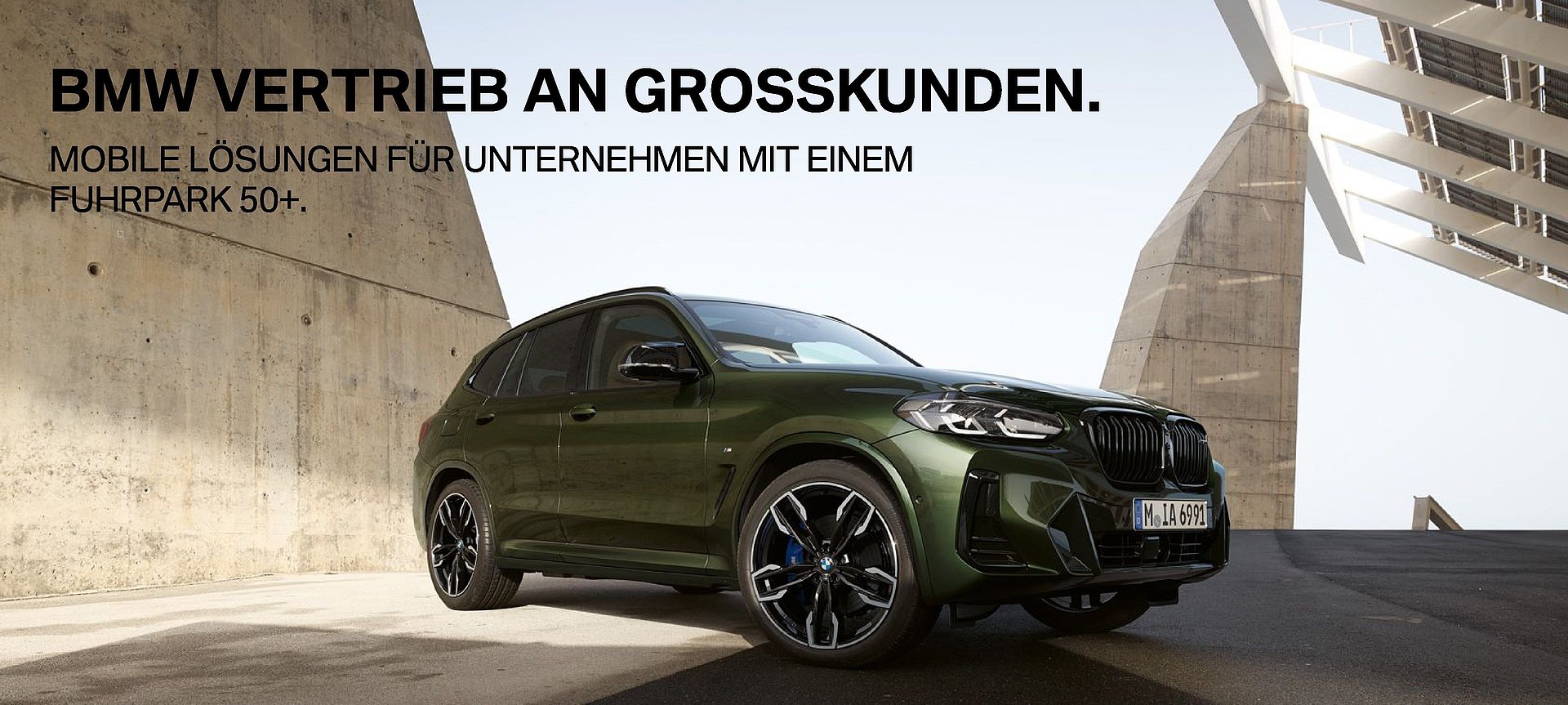 BMW Großkunden Header BMW Großkunden Header