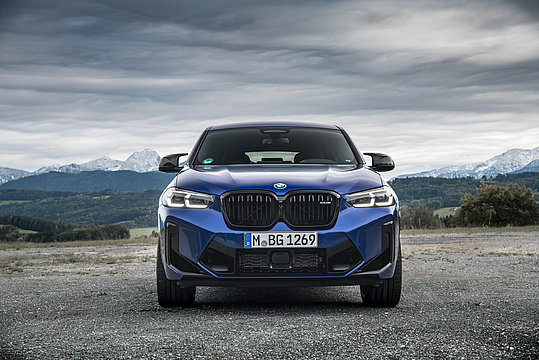 Frontdesign des BMW X4 mit neuer Niere