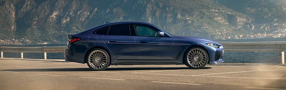 BMW Alpina B4 Gran Coupe Exterieurdesign BMW Alpina B4 Gran Coupe Exterieurdesign