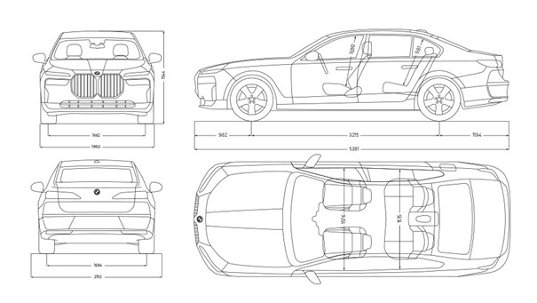Technische Daten der neuen BMW 7er Limousine. Technische Daten der neuen BMW 7er Limousine.