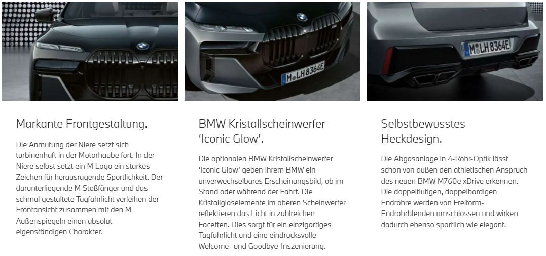 BMW M760e Exterieur BMW M760e Exterieur