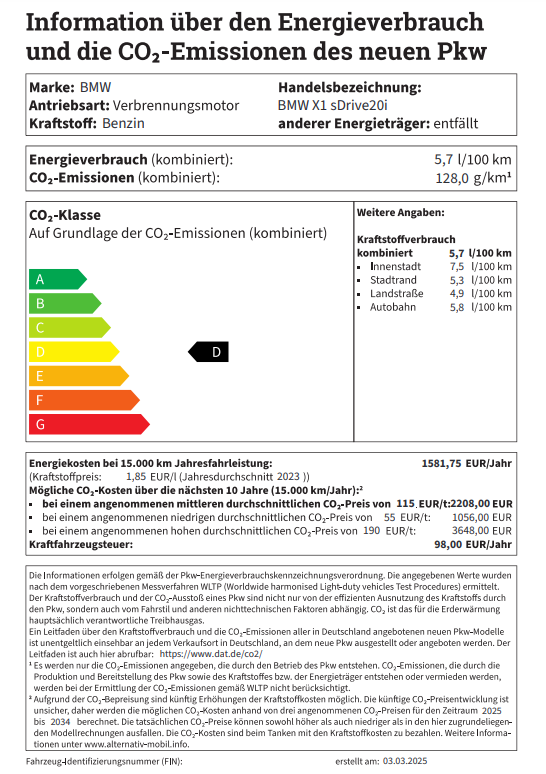 X1 Energielabel X1 Energielabel