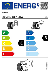 MINI Cooper - Reifenlabel MINI Cooper - Reifenlabel