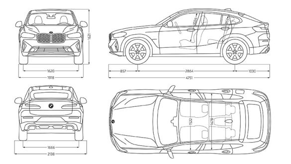 Technische Daten des BMW X4