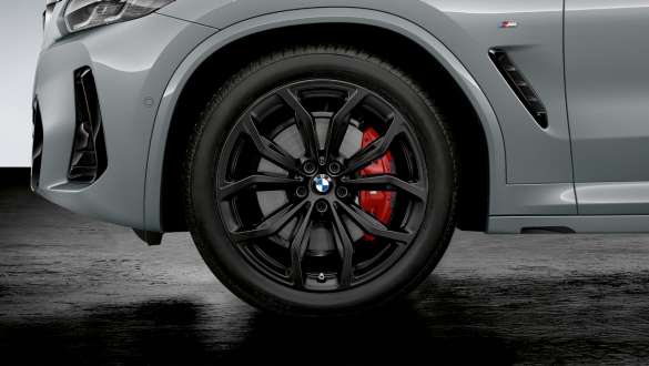 20“ BMW Leichtmetallrad Y-Speiche 695 Jetblack matt, Sommer-Komplettradsatz.