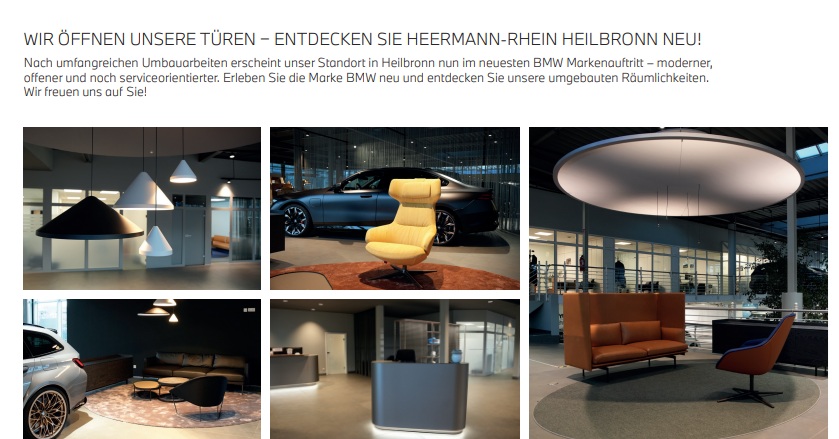  Zum Jahresstart 2026 bieten die Rhein Gruppe und das Autohaus Heermann-Rhein in Heilbronn exklusive Aktionsangebote für verschiedene BMW-Modelle an. Hier sind einige Highlights der aktuellen Konditionen: