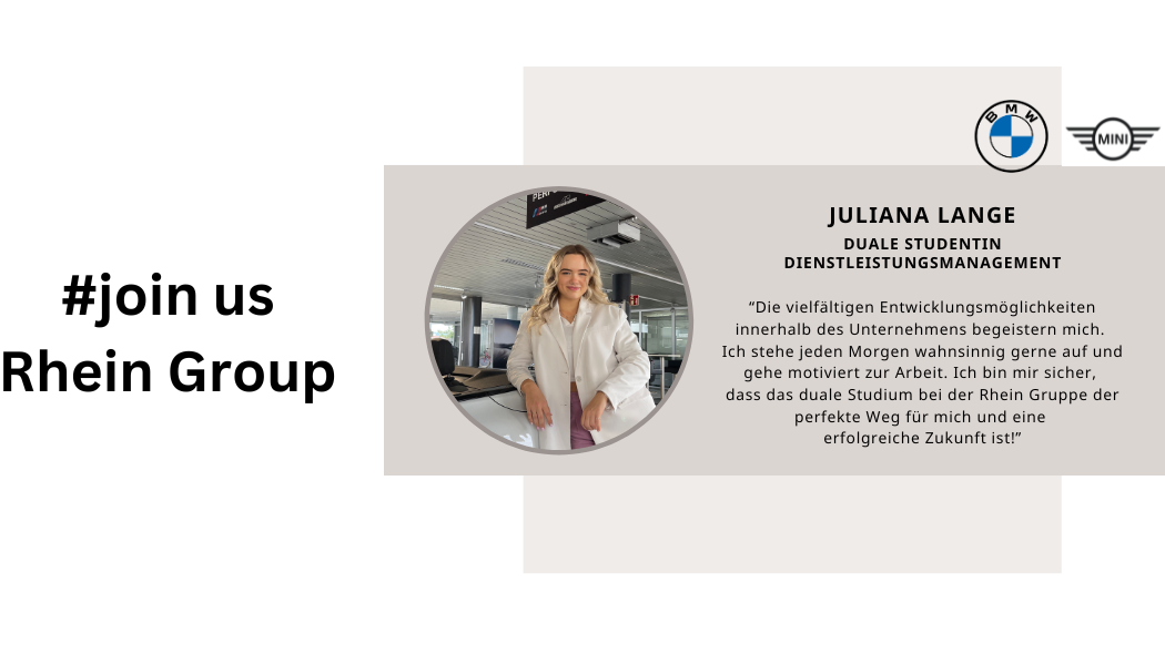 Juliana Lange - Duale Studentin Rhein Group Juliana Lange - Duale Studentin Rhein Group