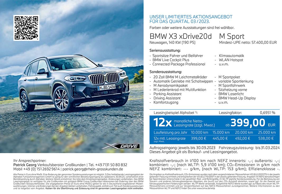 BMW X3 xDrive20d BMW X3 xDrive20d