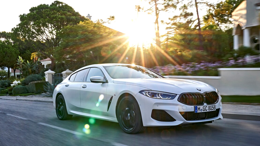 Das BMW 8er Gran Coupé bei Rhein