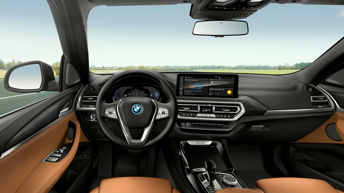 Das Innenraumdesign des BMW X3